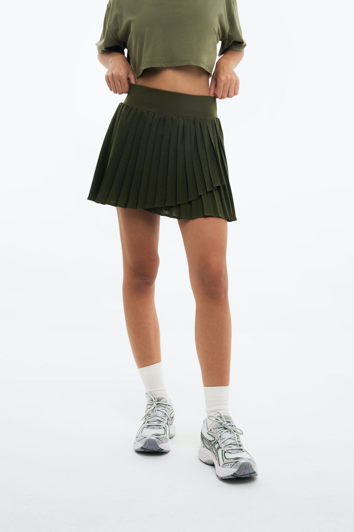 Flow Tennis Skirt in Forest Green (Bestseller)