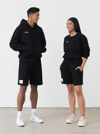 Frequency Shorts in Black (Unisex)