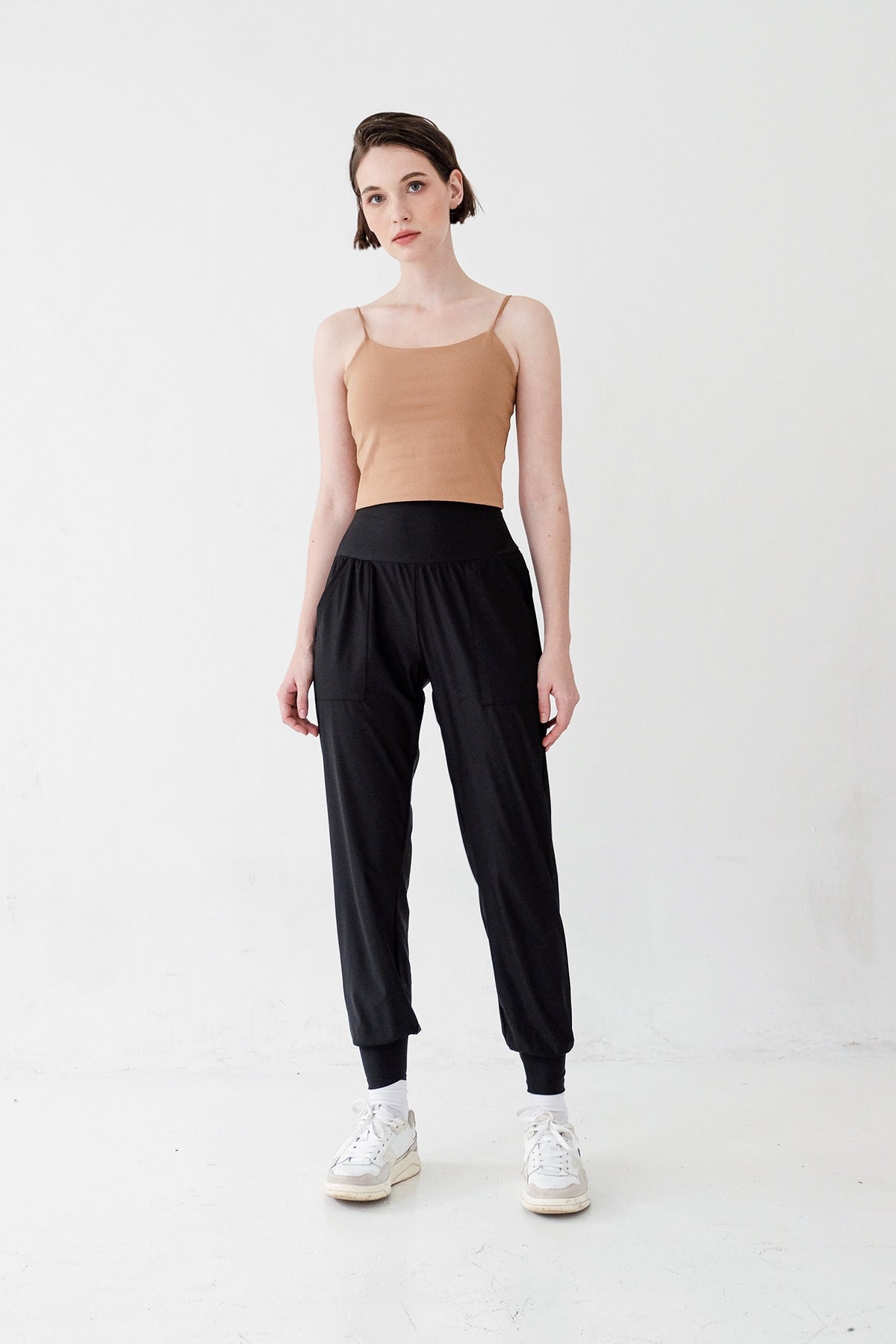Essential bra top in Beige