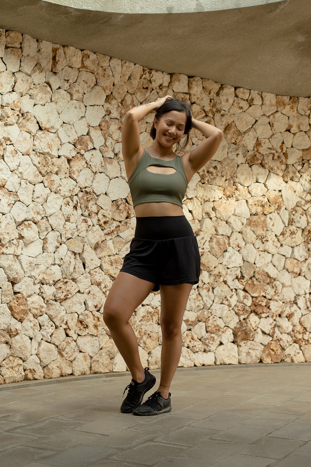 Sierra Bra Top In Green (Bestseller) (1 L LEFT)