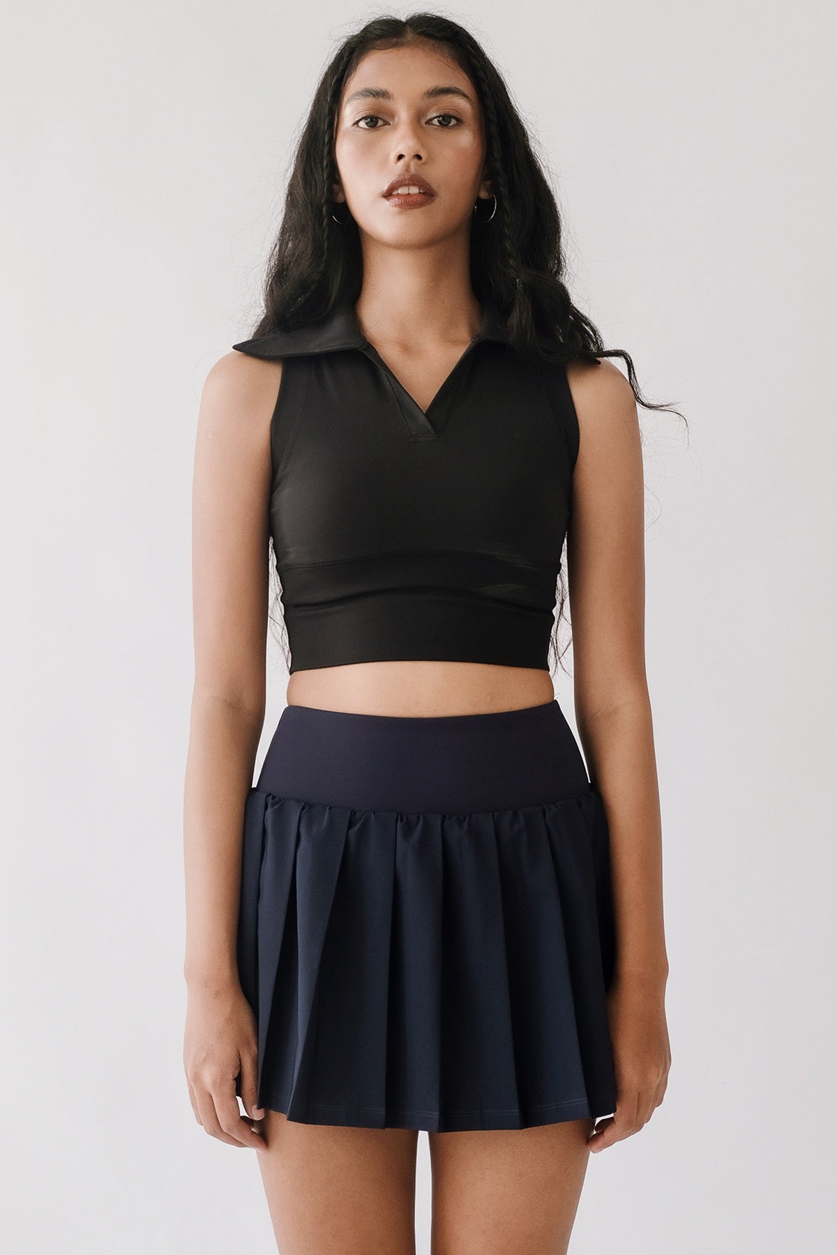 Ace Tennis Skirt In Navy (Bestseller)