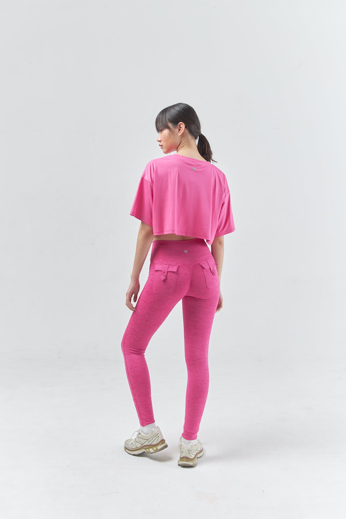 Movable Crop Shirt in Hot Pink (1M, 2L LEFT)