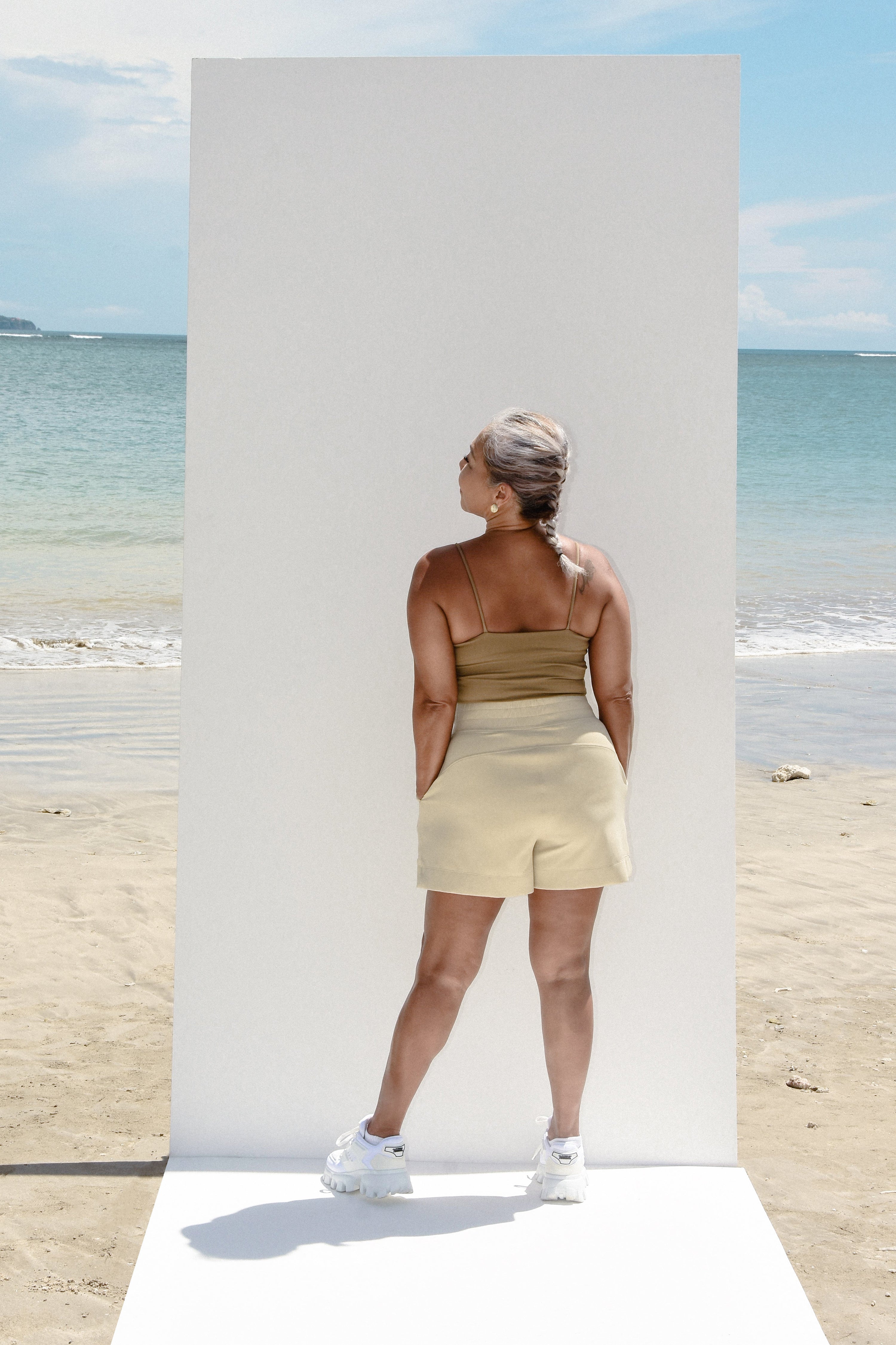 Everyday Short In Beige (Bestseller) (XS & L LEFT)
