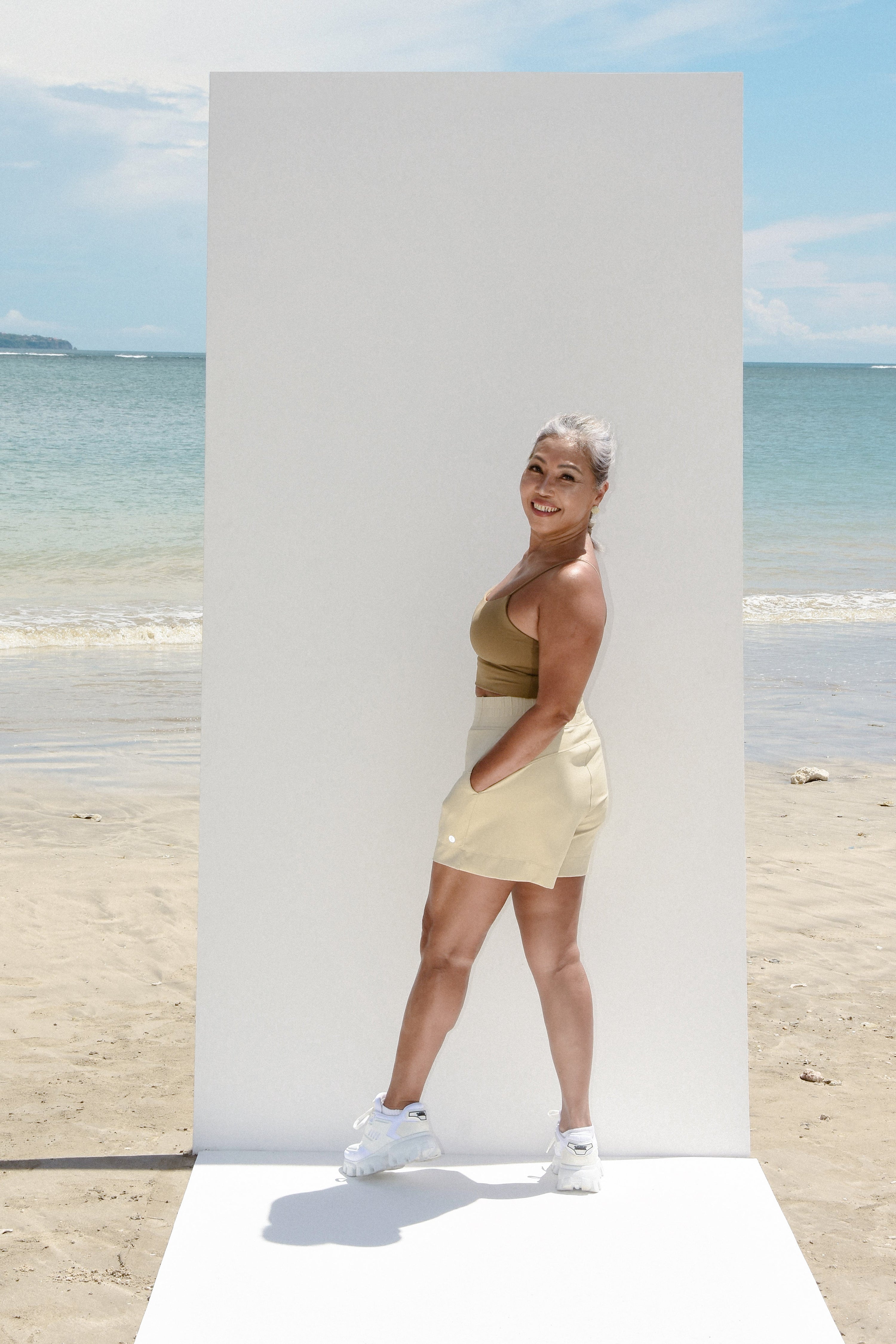 Everyday Short In Beige (Bestseller) (XS & L LEFT)