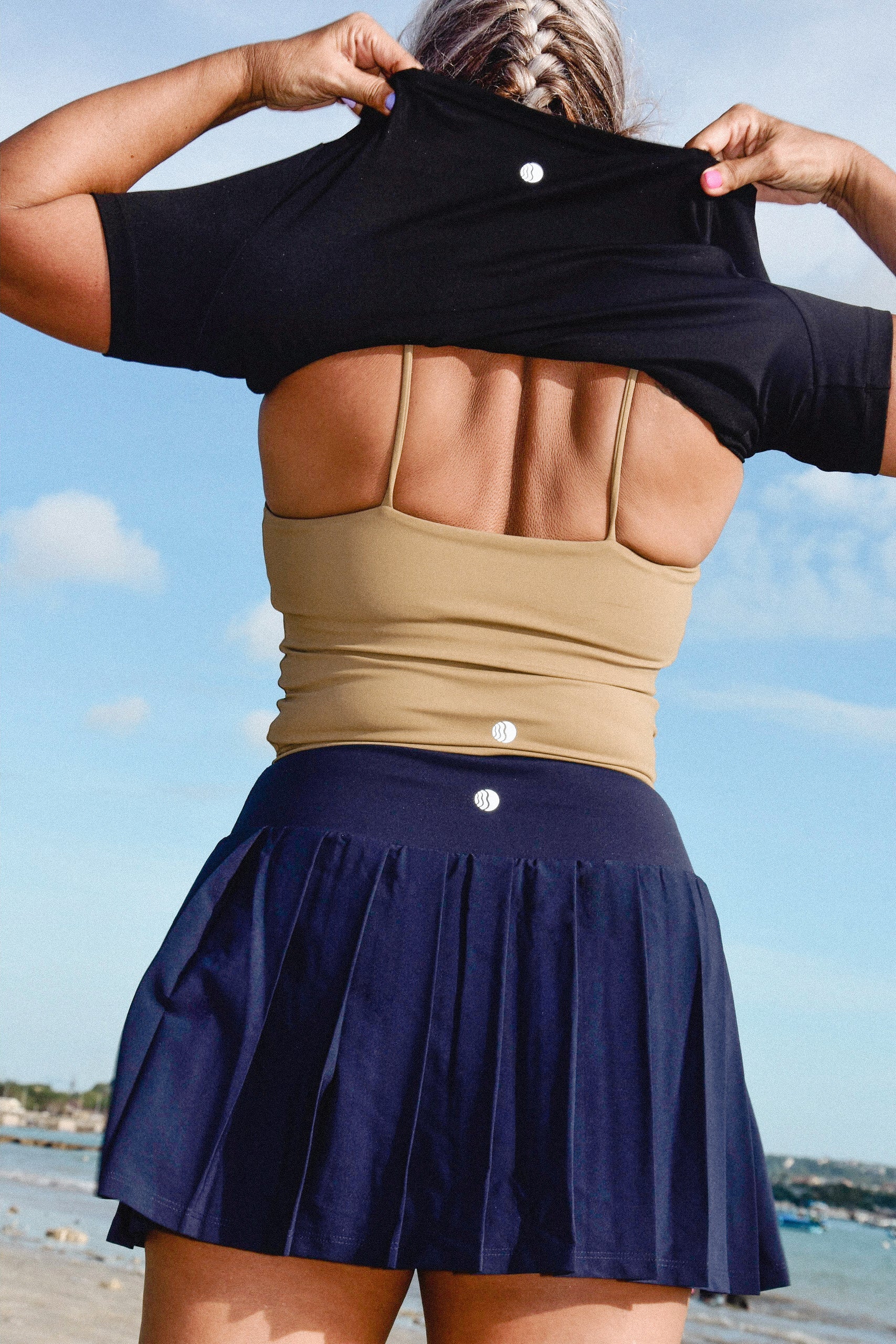 Ace Tennis Skirt In Navy (Bestseller)
